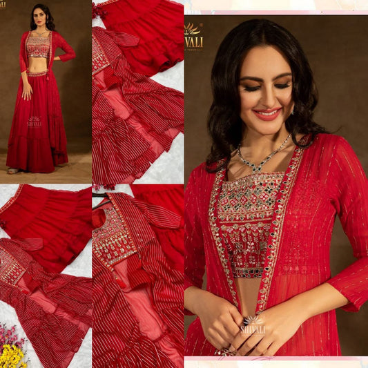 TRENDING  LEHENGA CHOLI WITH KOTI