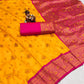 BANARASI SOFT SILK Contrast Jequard Border Saree