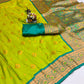 BANARASI SOFT SILK Contrast Jequard Border Saree