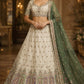 Gmy Silk Lehenga With Sequins & Dori With Bids Work Choli