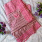 Blush Pink Designer Saree Set
