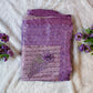 Royal Lavender Designer Saree Set