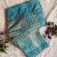 Royal Teal Designer Saree Set