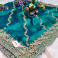 Premium GMY Silk Saree with Heavy Jari & Jarkhan Diamond Work
