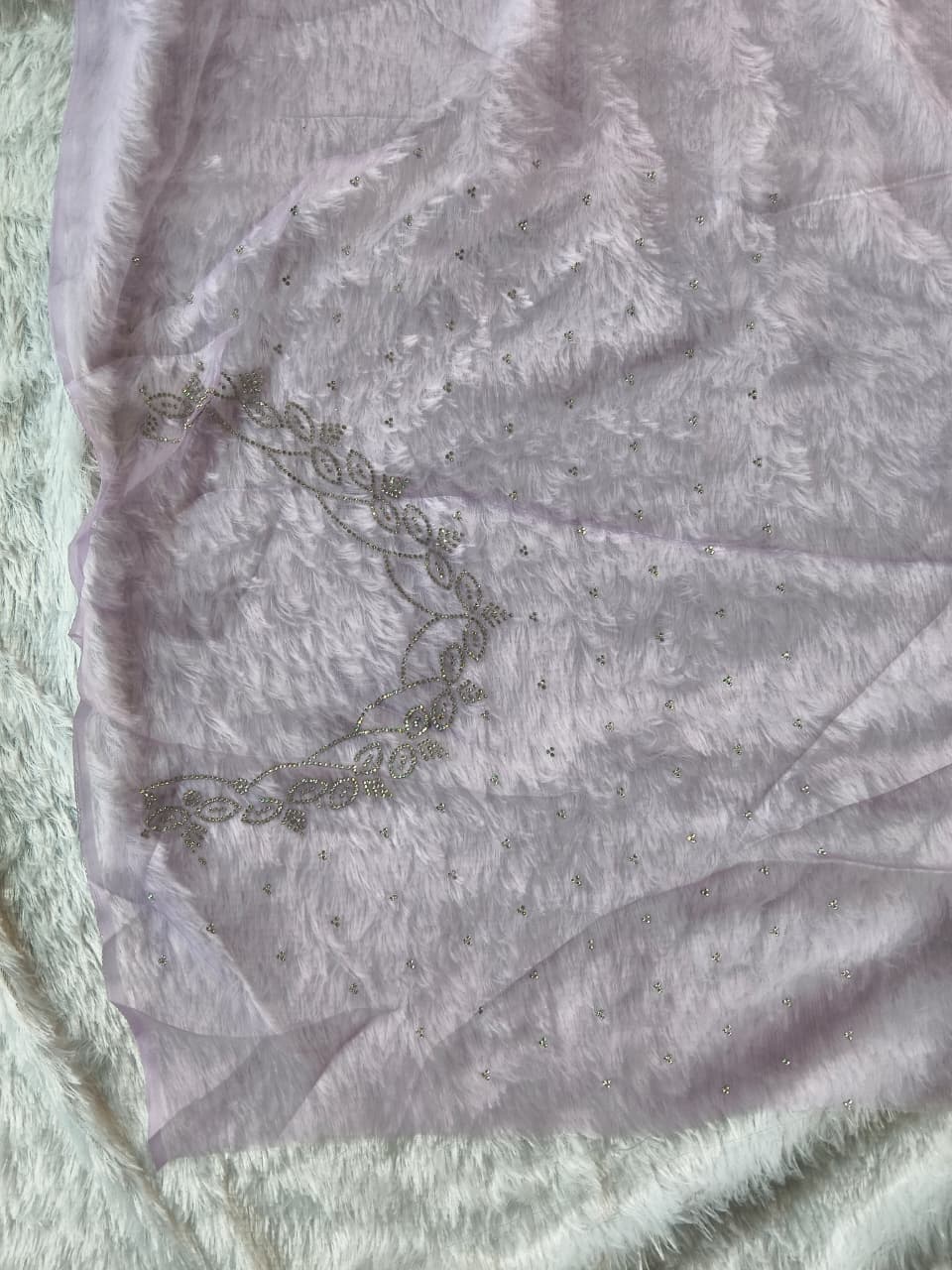 Luxury Designer GMY Silk Heavy Beads Saree