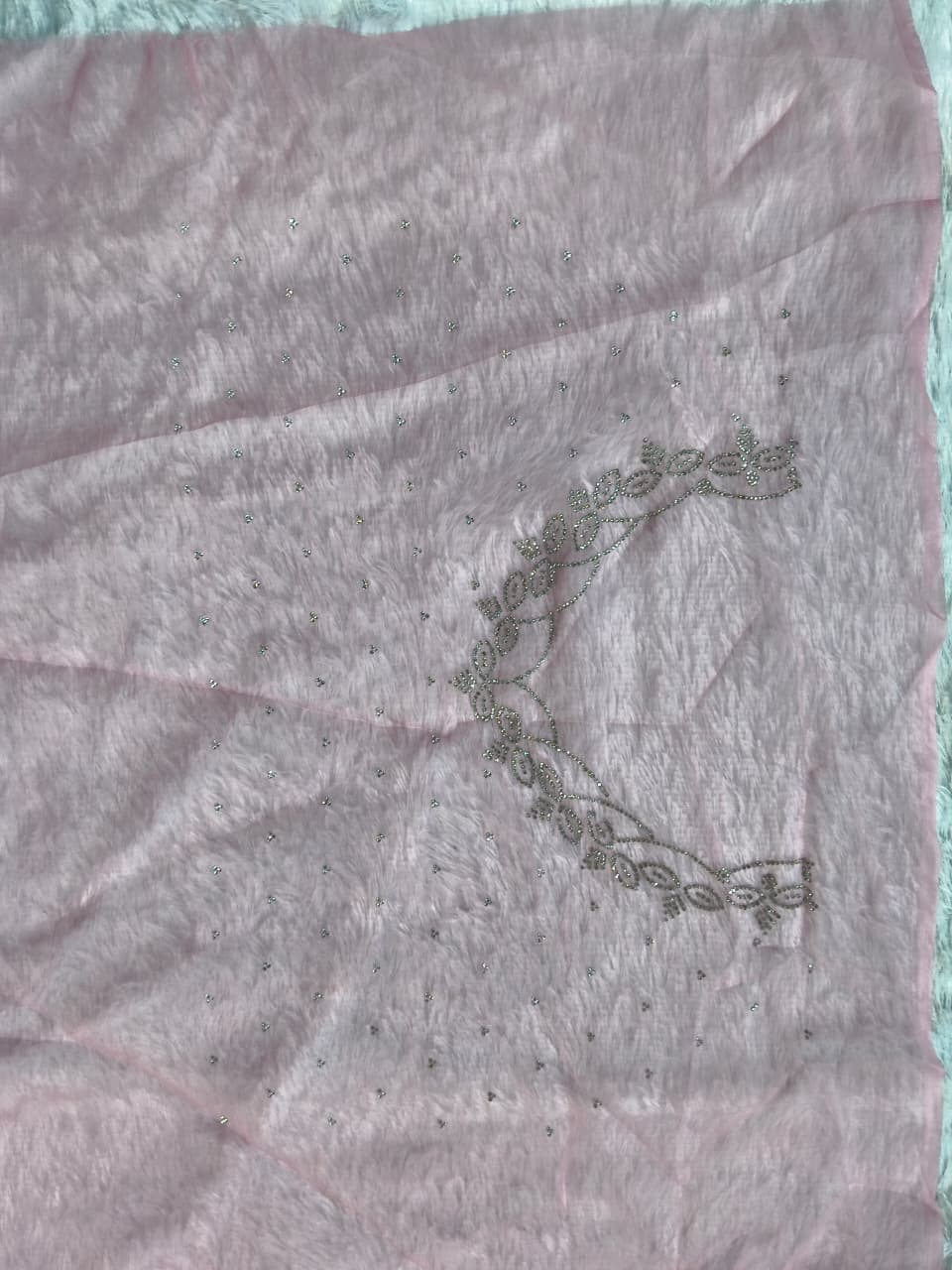 Luxury Designer GMY Silk Heavy Beads Saree