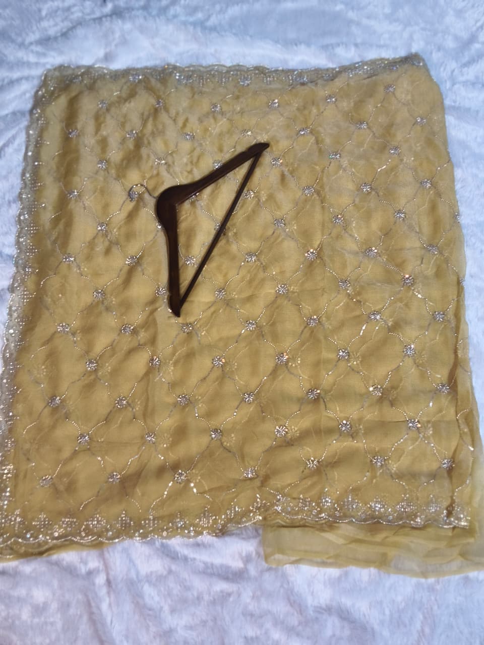 Luxury Designer GMY Silk Heavy Beads Saree