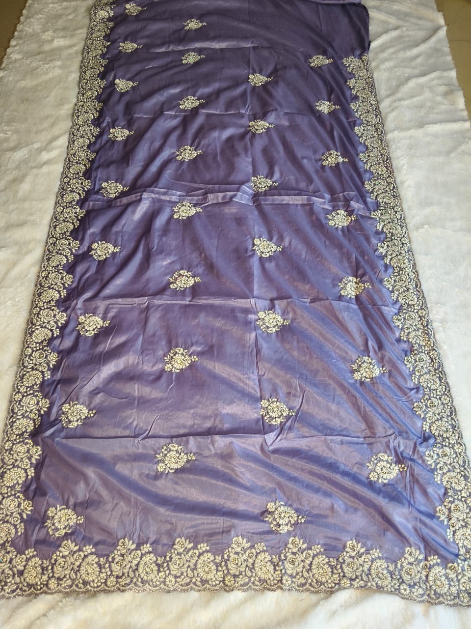 Premium Shimmery Tissue Silk Saree