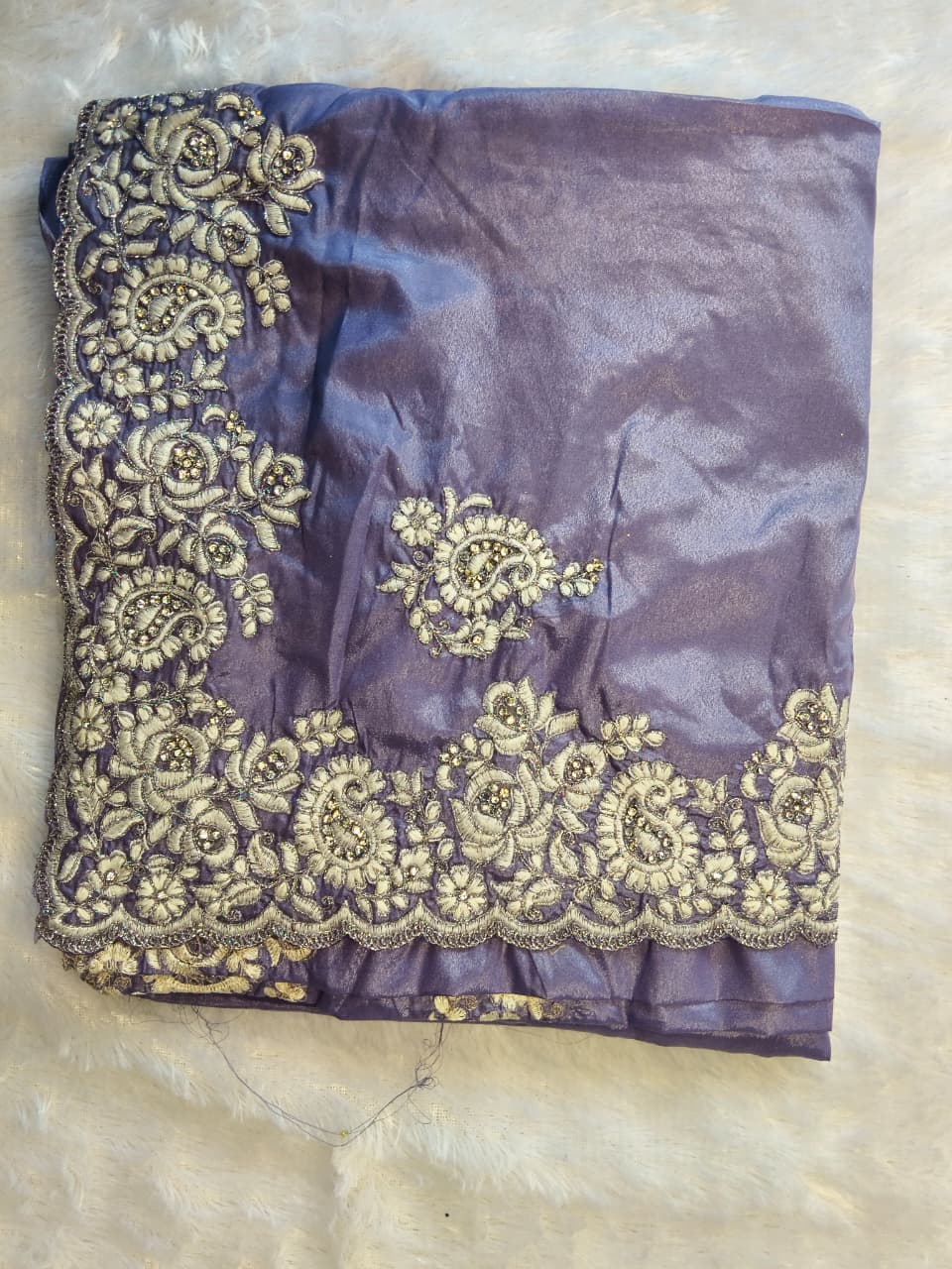 Premium Shimmery Tissue Silk Saree