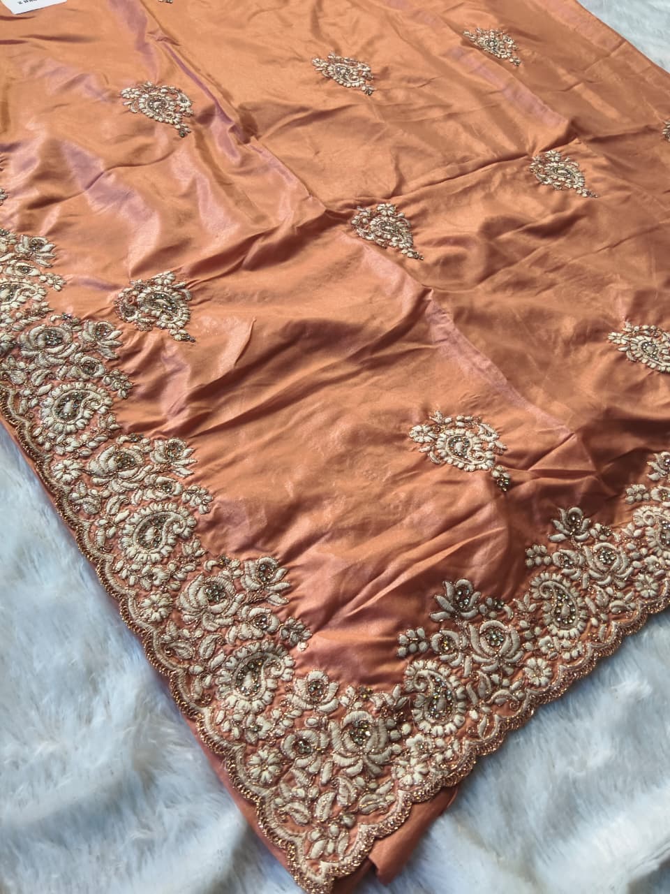 Premium Shimmery Tissue Silk Saree