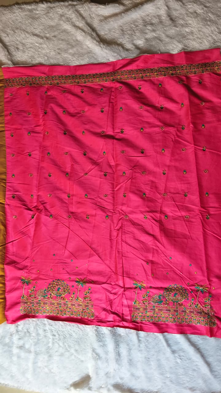 Premium Soft Cotton Silk Fabric Saree
