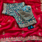 Premium Space Silk Saree with beautiful multi sequence