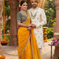 Premium Space Silk Saree with beautiful multi sequence
