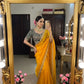 Premium Space Silk Saree with beautiful multi sequence
