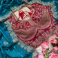 Premium Space Silk Saree with beautiful multi sequence