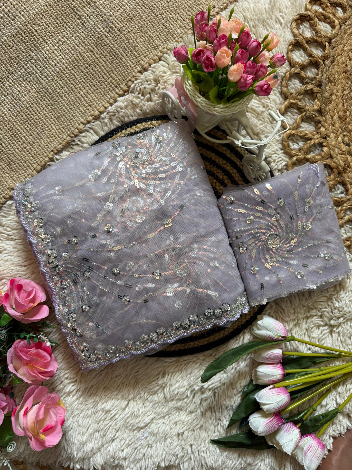 Premium butterfly soft net Saree