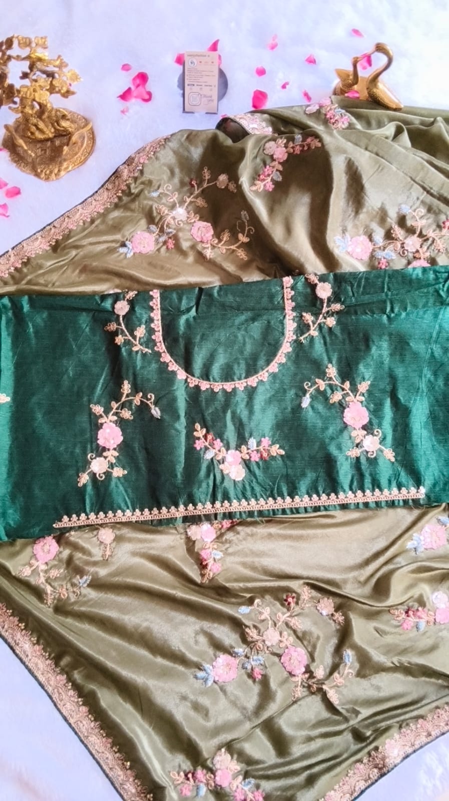 Premium GMY Silk Fabric Saree