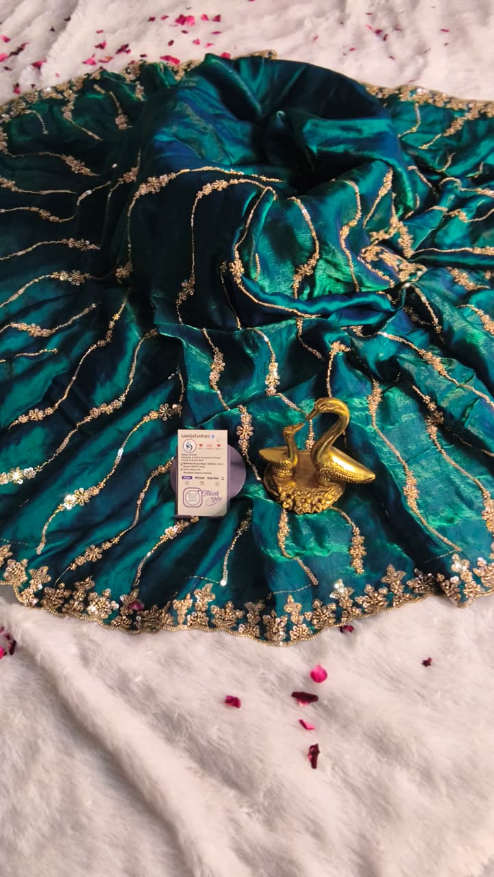 Premium GMY Silk Fabric Saree