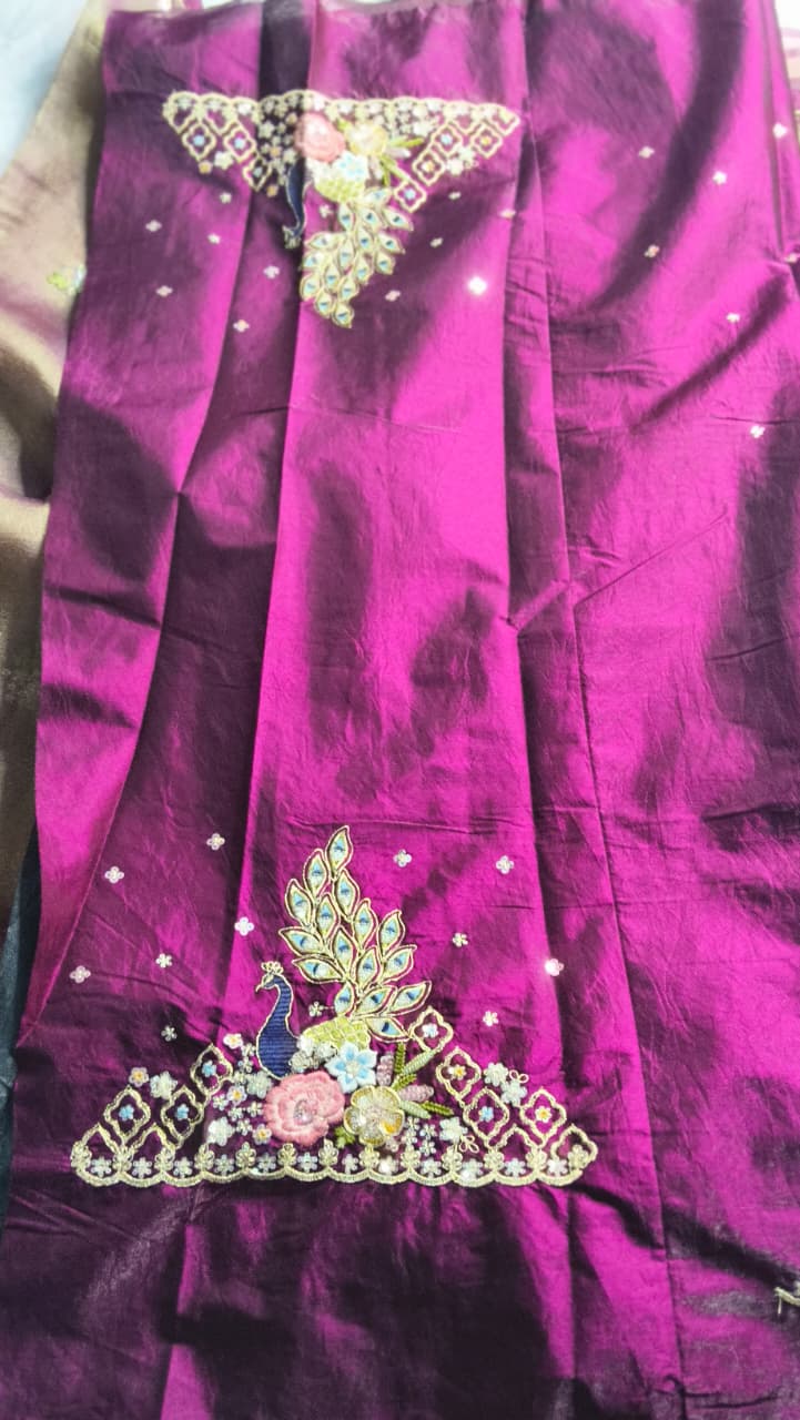 Premium GMY Silk Fabric Saree