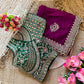 Premium Space Silk Saree with beautiful multi sequence & thread saree