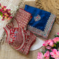 Premium Space Silk Saree with beautiful multi sequence & thread saree