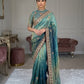 Premium two tone Space Silk Saree