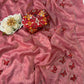 Beautiful crush Silk Saree butterfly