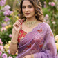 Beautiful crush Silk Saree butterfly