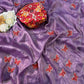 Beautiful crush Silk Saree butterfly