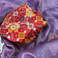 Beautiful crush Silk Saree butterfly