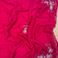 Rangoli crush saree with pearl nd cutdena handwork