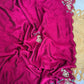 Rangoli crush saree with pearl nd cutdena handwork