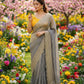 Elegant Soft Space Chiffon Saree