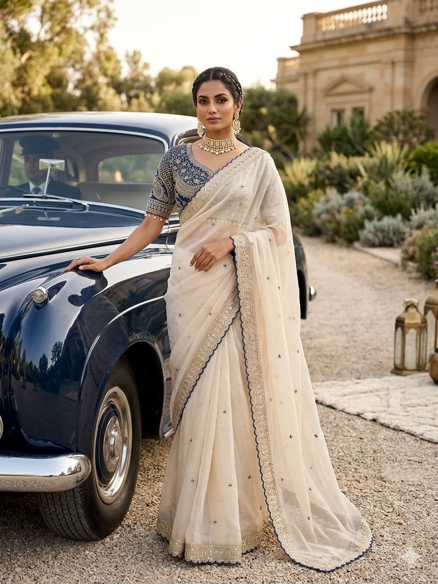 Premium rangoli Silk Saree with beautiful saree