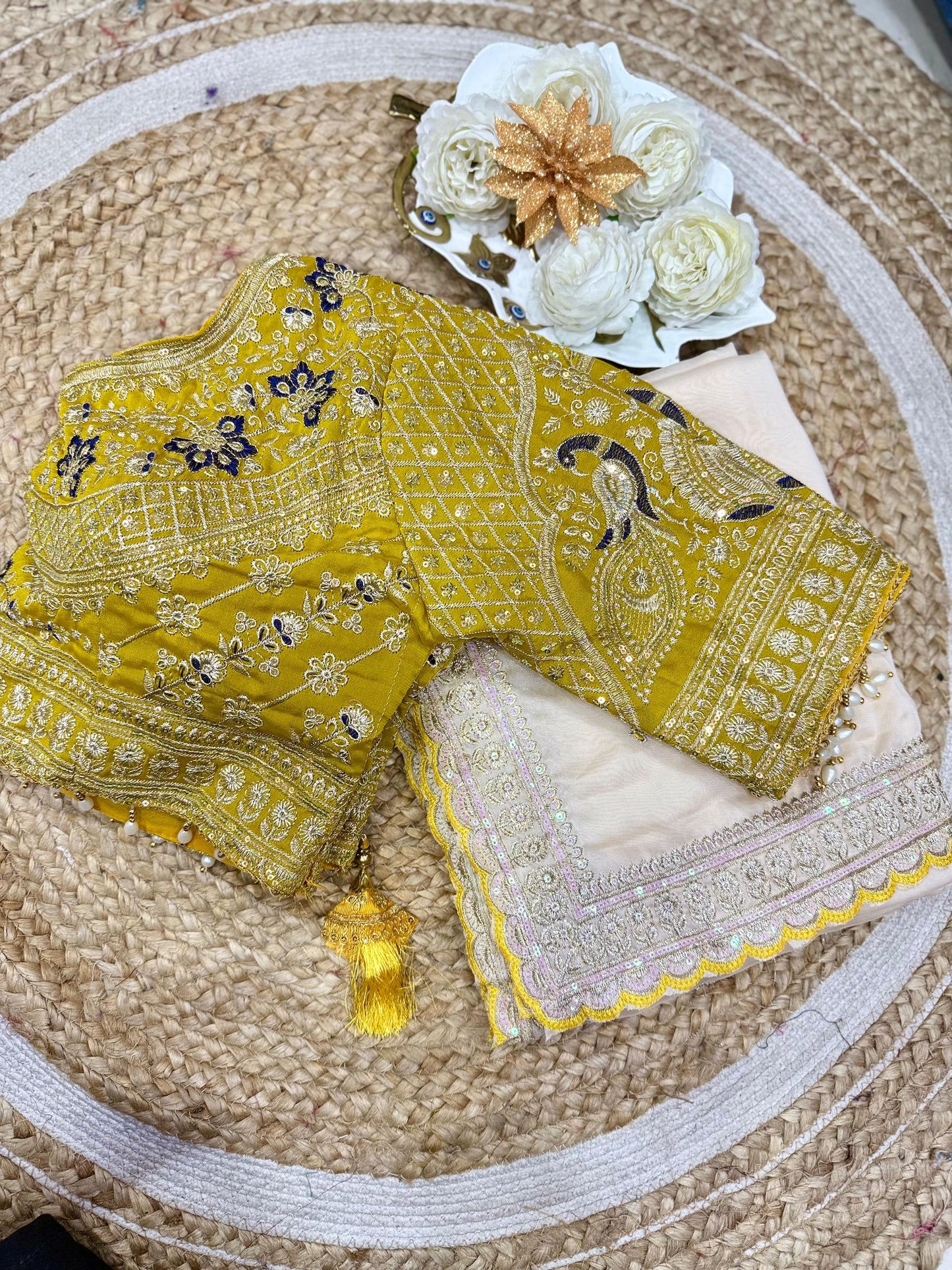 Premium rangoli Silk Saree with beautiful saree