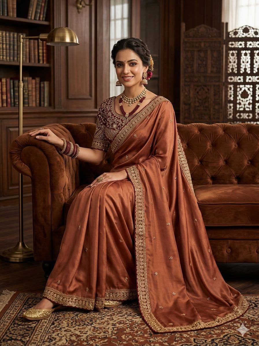 Premium rangoli Silk Saree with beautiful saree