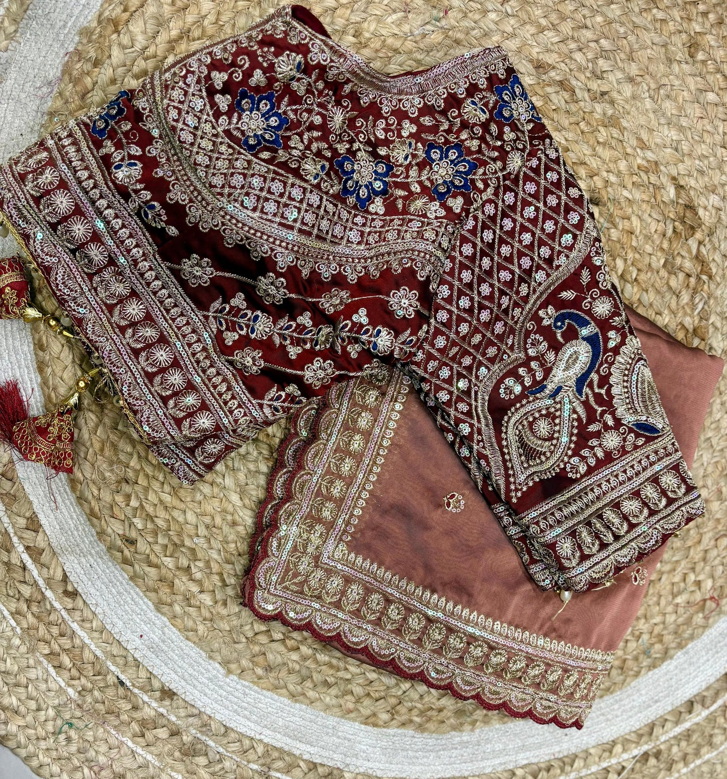 Premium rangoli Silk Saree with beautiful saree