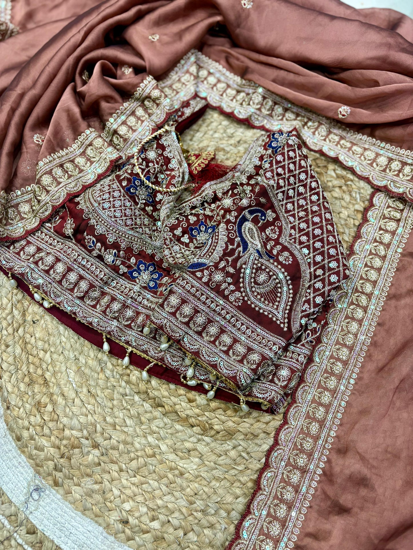 Premium rangoli Silk Saree with beautiful saree