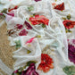 Beautiful soft tabi Saree featuring elegant flower digital print