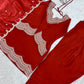 PRESENTING NEW GLASS ROMAN SILK FABRIC 3 PEACE