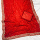 HEAVY SOFT GEORGETTE FANCY EMBRODERY THREAD SAREE