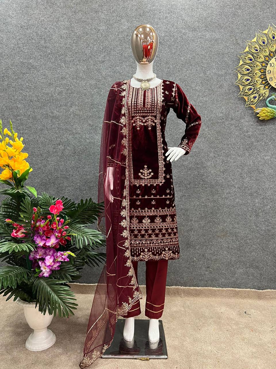 New Designer Party Wear Look Top-Dupatta and Fully Stiched Bottom