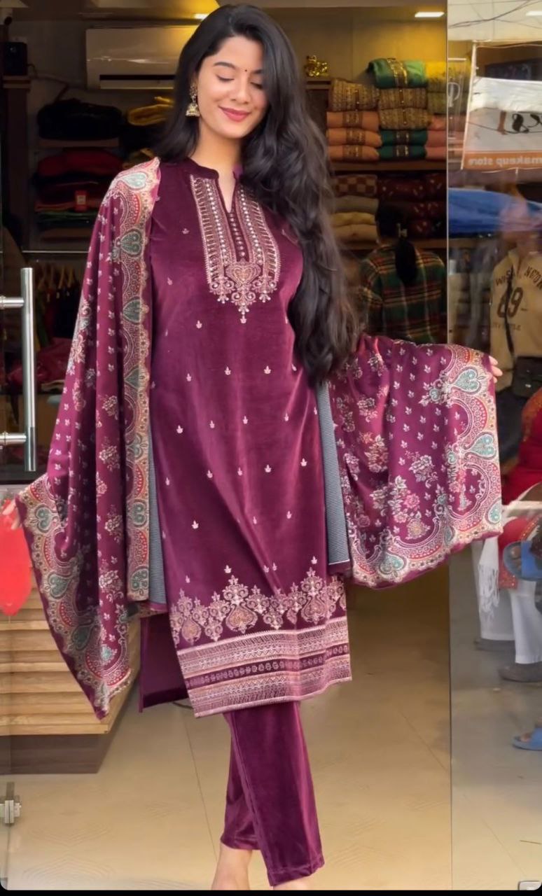 New Party Wear Look Top , Salwar With Dupatta