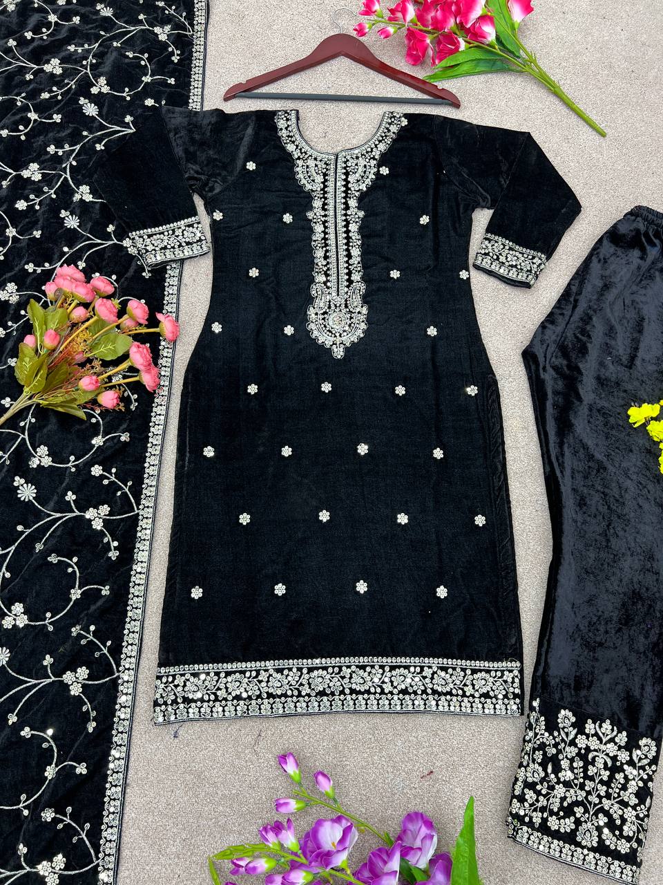 New Designer Party Wear Look New Top-Sharara and Dupatta