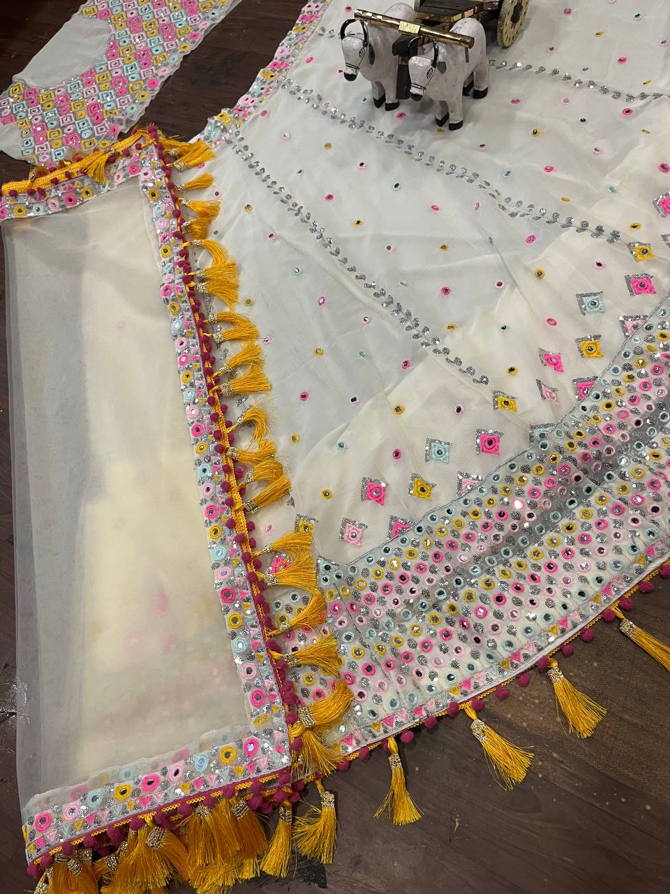 Launching Real Mirror and Sequins Thread Lehenga