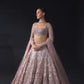 Premium Net Embellished With Beautiful Thread Embroidery Lehenga Choli