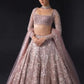 Premium Net Embellished With Beautiful Thread Embroidery Lehenga Choli