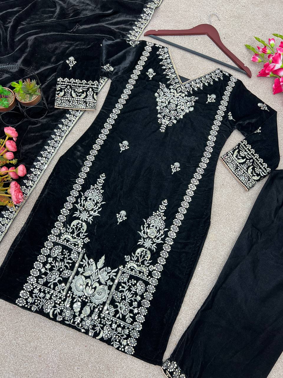 Launching New Designer Party Wear Look Top-Dupatta and Fully Stiched Bottom