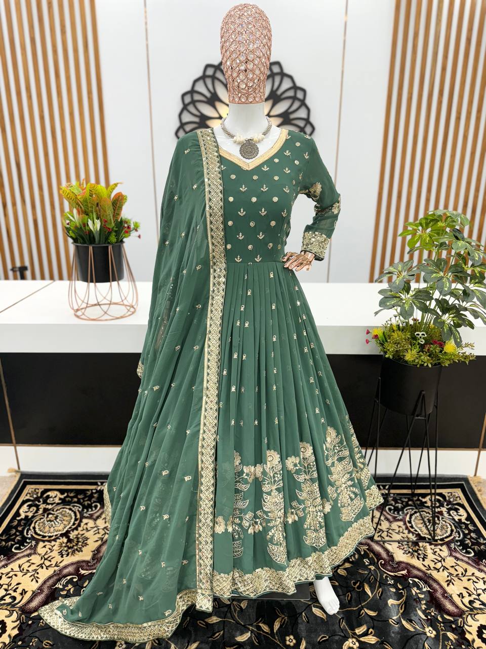 Launching New Designer Party Wear Look Fancy Top-Dupatta and Fully Stitched Gharara