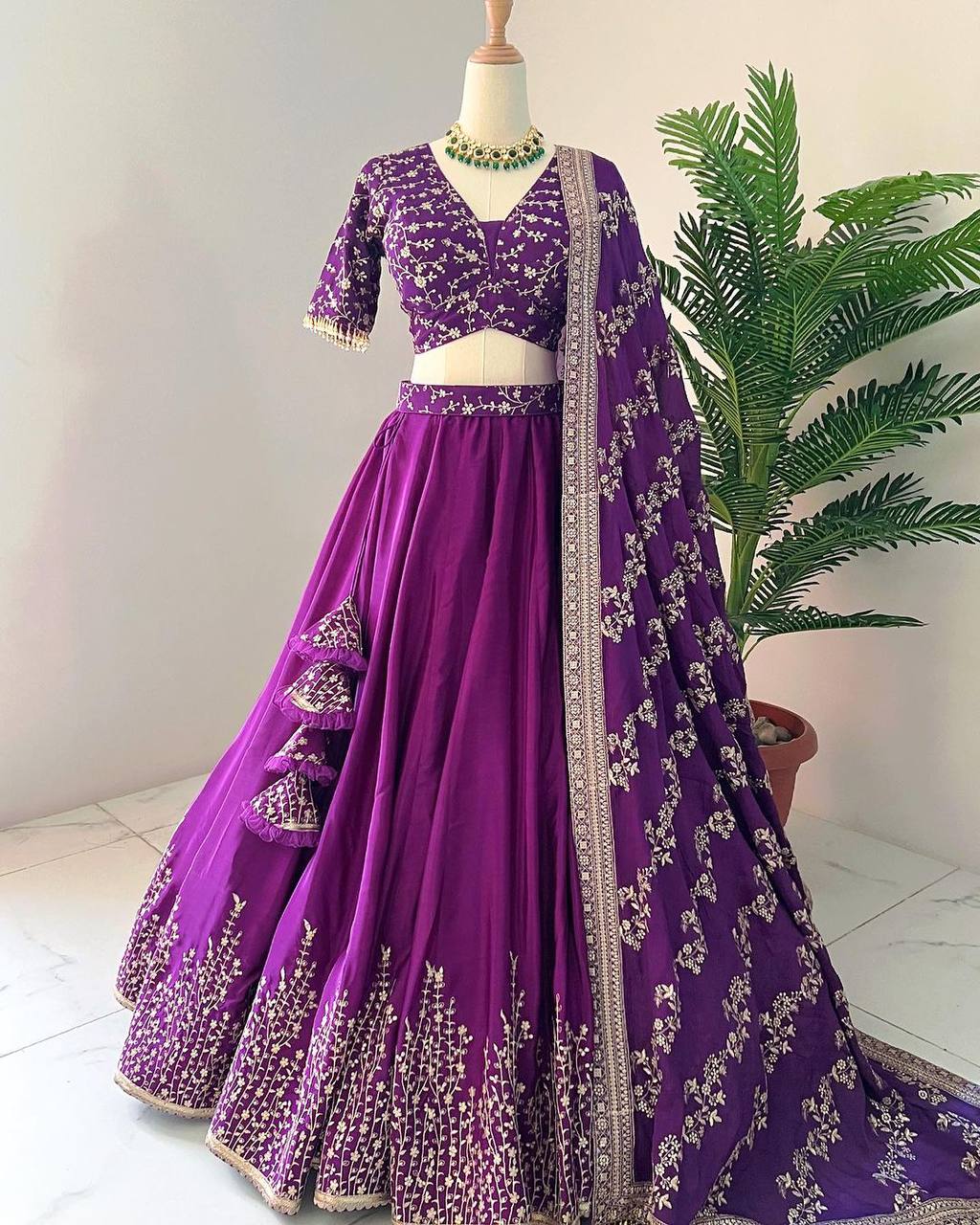 New Wedding Collection Lehenga Choli With Full Heavy Embroidery Sequence Work